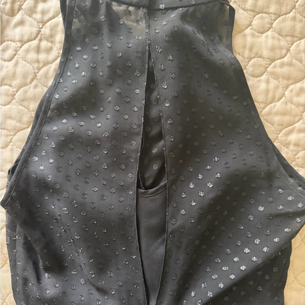 BCBGeneration New Black A-Line cocktail Dress. Zipper in lower back - Picture 6 of 6